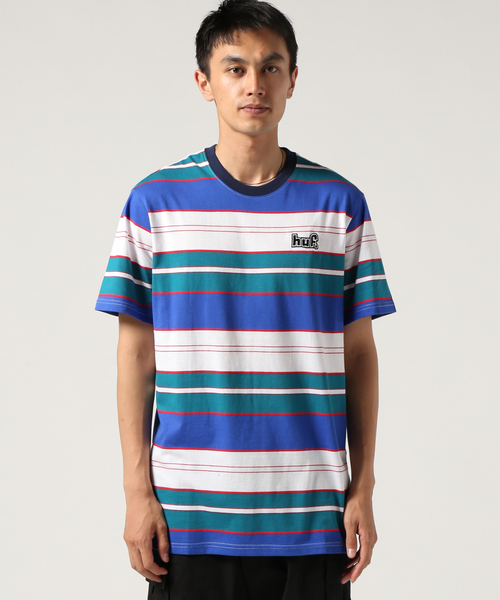 HUF(ハフ)の「HUF/ハフ: UPLAND SS KNIT TOP Tシャツ(Tシャツ/カットソー・メンズ・ブラック/ブルー系その他・MEDIUM/LARGE)」の4枚目の写真