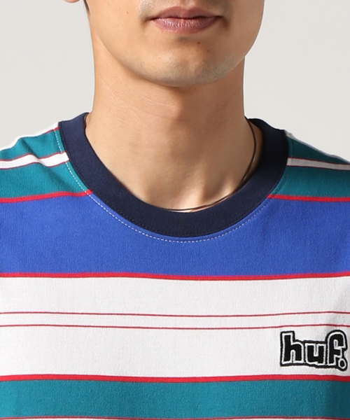 HUF(ハフ)の「HUF/ハフ: UPLAND SS KNIT TOP Tシャツ(Tシャツ/カットソー・メンズ・ブラック/ブルー系その他・MEDIUM/LARGE)」の7枚目の写真