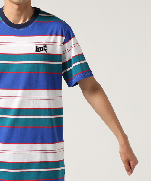 HUF(ハフ)の「HUF/ハフ: UPLAND SS KNIT TOP Tシャツ(Tシャツ/カットソー・メンズ・ブラック/ブルー系その他・MEDIUM/LARGE)」の9枚目の写真