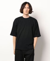 綿ポンチ５分袖ＢＩＧＴシャツ