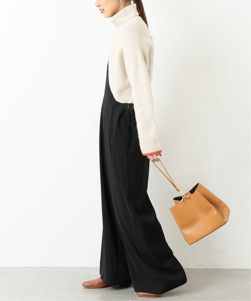 JOURNAL STANDARD relume（ジャーナルスタンダード　レリューム）の「《追加2》ワンショルサロペット◆（ワンピース・レディース・ブラック/ベージュ・FREE）」の15枚目の写真