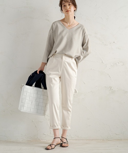 ✨日本製✨ ラウンジドレス 【XS】 裾ねじりパンツ ♡ 美脚 伸縮性 無地 ✨日本製✨ ラウンジドレス 【XS】 裾ねじりパンツ ♡ 美脚 伸縮