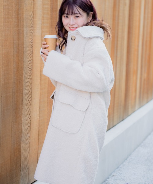 VANNIE U（ヴァニーユー）の「もこもこロングボアコート（その他