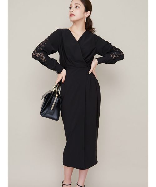 Resexxy リゼクシー の カシュクールタイトワンピース ワンピース Wear