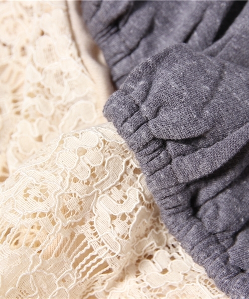 mystic（ミスティック）の「ドッキングワンピース（ワンピース・レディース・ブラック/オフホワイト/ベージュ・ﾌﾘ-）」の4枚目の写真