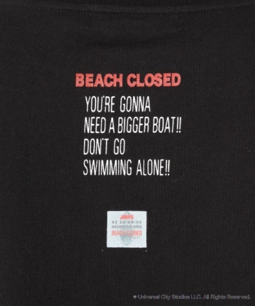 PAGEBOY(ページボーイ)の「JAWSシネマTEE(Tシャツ/カットソー・レディース・ブラック/チャコールグレー/オフホワイト・FREE)」の14枚目の写真