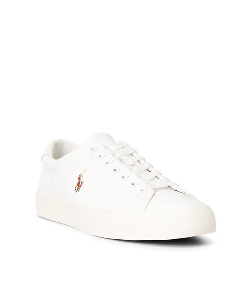 POLO RALPH LAUREN（ポロ ラルフ ローレン）の「Longwood レザー スニーカー（スニーカー・メンズ・ホワイト・9.5/26/27/25.5/26.5/27.5/10-D/10.5D）」の2枚目の写真
