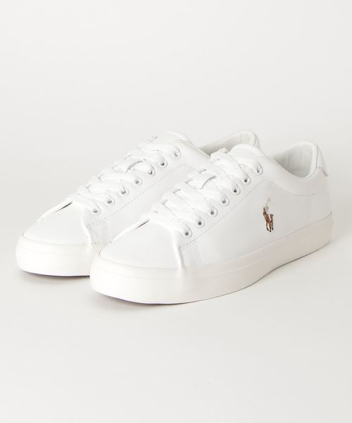 POLO RALPH LAUREN（ポロ ラルフ ローレン）の「Longwood レザー スニーカー（スニーカー・メンズ・ホワイト・9.5/26/27/25.5/26.5/27.5/10-D/10.5D）」の5枚目の写真