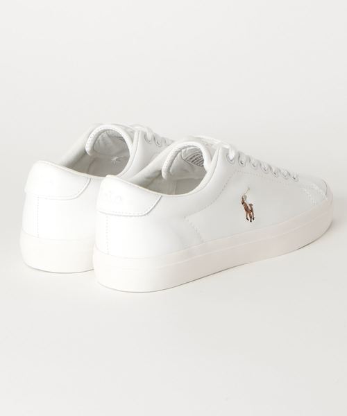 POLO RALPH LAUREN（ポロ ラルフ ローレン）の「Longwood レザー スニーカー（スニーカー・メンズ・ホワイト・9.5/26/27/25.5/26.5/27.5/10-D/10.5D）」の6枚目の写真