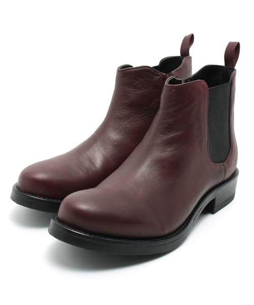 ROSE BUD（ローズバッド）の「【WEB限定商品】16383 KIRA SIDE GORE BOOTIE（ブーツ・レディース・ブラック/ボルドー・36/37/39/38）」の2枚目の写真