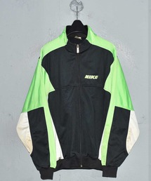 Nike 90s スウッシュ レペル ジャケット セットアップ　ジャージ　古着 古着 90s NIKE スウォッシュ 刺しゅう ステッチ ライン パデット