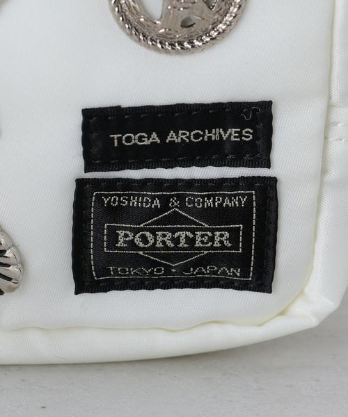 BEAUTY&YOUTH UNITED ARROWS（ビューティーアンドユースユナイテッドアローズ）の「＜TOGA PULLA × PORTER＞STRING BAG/バッグ.（ハンドバッグ・レディース・ブラック/ホワイト・FREE）」の7枚目の写真