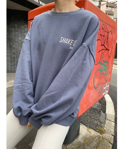 one way（ワンウェイ）の「SHAKE OFFＦプルオーバー（スウェット・レディース・ホワイト/ベージュ/ブラック/ライトピンク/ライトブルー・FREE）」の4枚目の写真