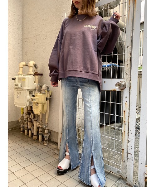 one way（ワンウェイ）の「SHAKE OFFＦプルオーバー（スウェット・レディース・ホワイト/ベージュ/ブラック/ライトピンク/ライトブルー・FREE）」の13枚目の写真