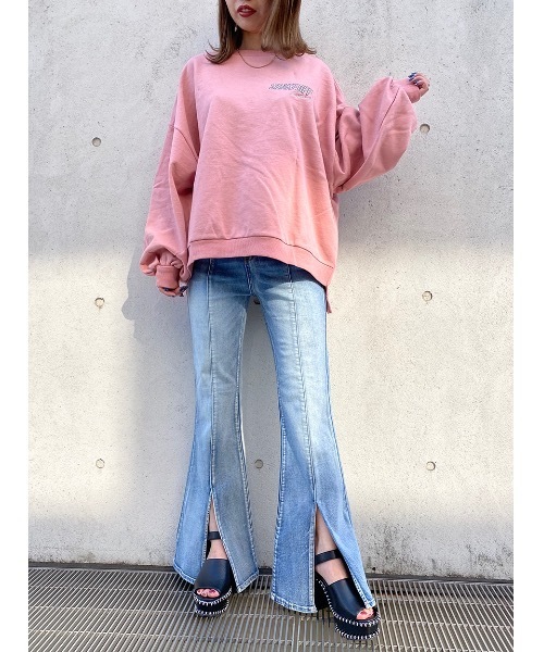 one way（ワンウェイ）の「SHAKE OFFＦプルオーバー（スウェット・レディース・ホワイト/ベージュ/ブラック/ライトピンク/ライトブルー・FREE）」の14枚目の写真