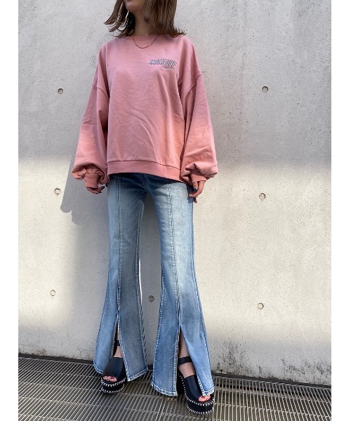 one way（ワンウェイ）の「SHAKE OFFＦプルオーバー（スウェット・レディース・ホワイト/ベージュ/ブラック/ライトピンク/ライトブルー・FREE）」の15枚目の写真