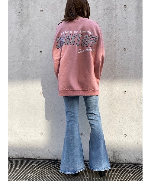 one way（ワンウェイ）の「SHAKE OFFＦプルオーバー（スウェット・レディース・ホワイト/ベージュ/ブラック/ライトピンク/ライトブルー・FREE）」の16枚目の写真
