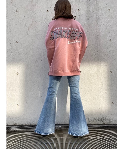 one way（ワンウェイ）の「SHAKE OFFＦプルオーバー（スウェット・レディース・ホワイト/ベージュ/ブラック/ライトピンク/ライトブルー・FREE）」の17枚目の写真