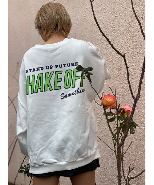 one way（ワンウェイ）の「SHAKE OFFＦプルオーバー（スウェット・レディース・ホワイト/ベージュ/ブラック/ライトピンク/ライトブルー・FREE）」の10枚目の写真