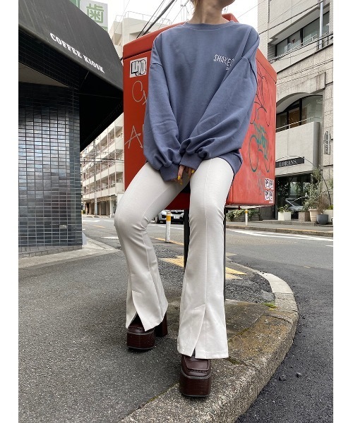 one way（ワンウェイ）の「SHAKE OFFＦプルオーバー（スウェット・レディース・ホワイト/ベージュ/ブラック/ライトピンク/ライトブルー・FREE）」の21枚目の写真