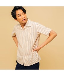 AIGLE（エーグル）の「吸水速乾 スレイプ ストライプ 半袖シャツ（シャツ/ブラウス）」