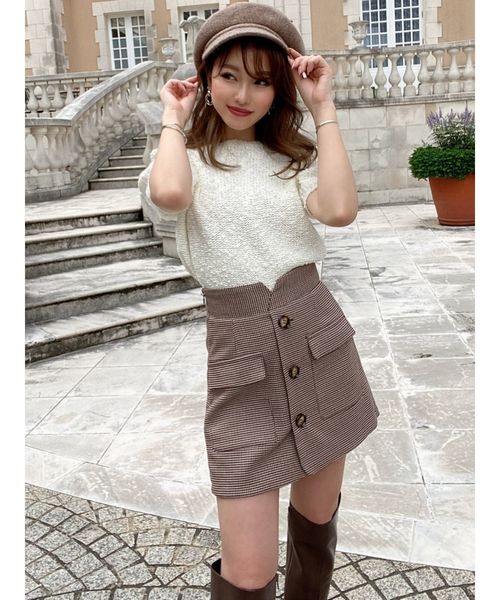 RESEXXY（リゼクシー）の「ウールキャスケット（キャスケット・レディース・ブラック/ベージュ・FREE）」の8枚目の写真