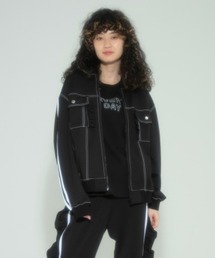 Candy Stripper | FRILL JERSEY ブルゾン(ブルゾン)