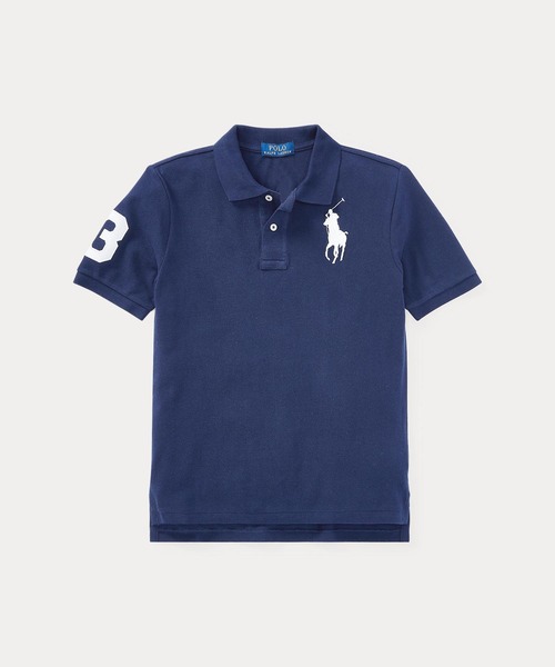 POLO RALPH LAUREN CHILDRENSWEAR（ポロ ラルフ ローレン チルドレンズウェア）の「コットン メッシュ ポロシャツ（ポロシャツ・キッズ・ネイビー系1・X-LARGE/SMALL/MEDIUM/LARGE）」の4枚目の写真