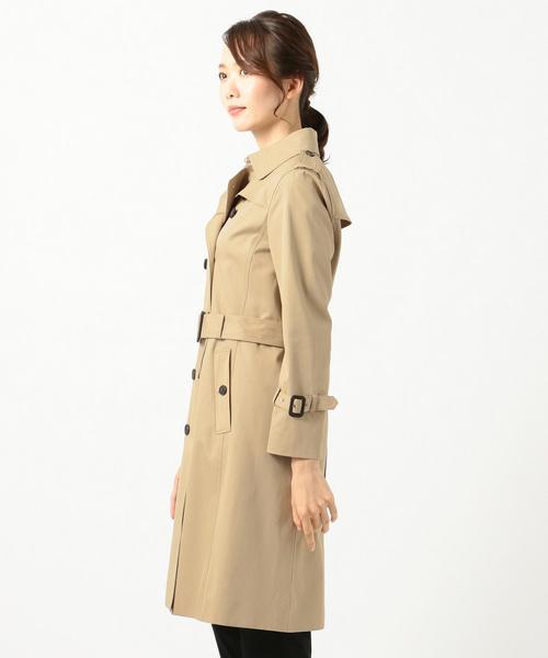 J.PRESS(ジェイプレス)の「ギャバ ベンタイル トレンチコート(トレンチコート・レディース・黄土色系・7/9/11)」の6枚目の写真