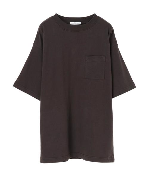 AMERICAN HOLIC（アメリカンホリック）の「オーガニックコットンポケット付きカットチュニック　＊（Tシャツ/カットソー・レディース・チャコールグレー/オフホワイト/グリーン/ホワイト系その他4/ブラック系その他4/キャメル・FREE）」の15枚目の写真