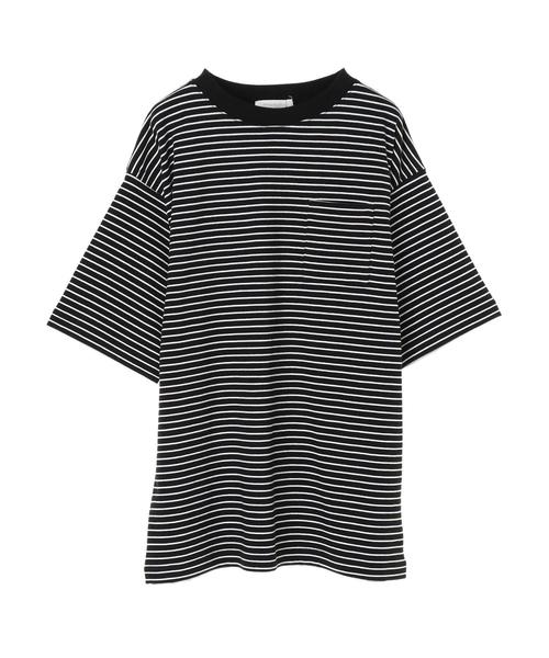 AMERICAN HOLIC（アメリカンホリック）の「オーガニックコットンポケット付きカットチュニック　＊（Tシャツ/カットソー・レディース・チャコールグレー/オフホワイト/グリーン/ホワイト系その他4/ブラック系その他4/キャメル・FREE）」の18枚目の写真