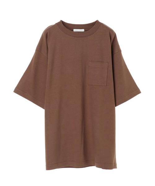 AMERICAN HOLIC（アメリカンホリック）の「オーガニックコットンポケット付きカットチュニック　＊（Tシャツ/カットソー・レディース・チャコールグレー/オフホワイト/グリーン/ホワイト系その他4/ブラック系その他4/キャメル・FREE）」の19枚目の写真