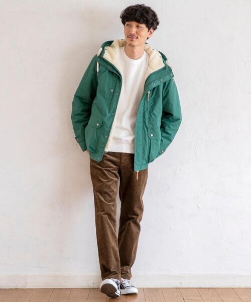 coen（コーエン）の「CORDURA(R) 撥水3WAYボアマウンテンパーカー(一部WEB限定カラー)#（マウンテンパーカー・メンズ・ブラウン/ケリー/グレー/ブラック/ベージュ/ネイビー・LARGE/MEDIUM/SMALL/X-LARGE）」の20枚目の写真