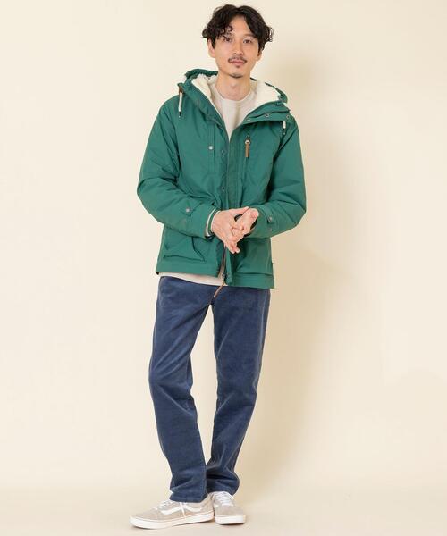 coen（コーエン）の「CORDURA(R) 撥水3WAYボアマウンテンパーカー(一部WEB限定カラー)#（マウンテンパーカー・メンズ・ブラウン/ケリー/グレー/ブラック/ベージュ/ネイビー・LARGE/MEDIUM/SMALL/X-LARGE）」の16枚目の写真