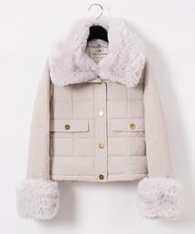 GRACE CONTINENTAL | ファー付ショートダウンジャケット(ダウンジャケット/コート)