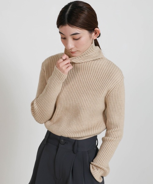 MADISONBLUE アイボリー タートルネック セーター サイズ1 TURTLE NECK L/S MNS | KNIT | MADISONBLUE