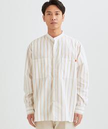 UNIVERSAL OVERALL | 別注 [ ユニバーサル オーバーオール ] UNIVERSAL OVERALL バンドカラー シャツ(シャツ/ブラウス)