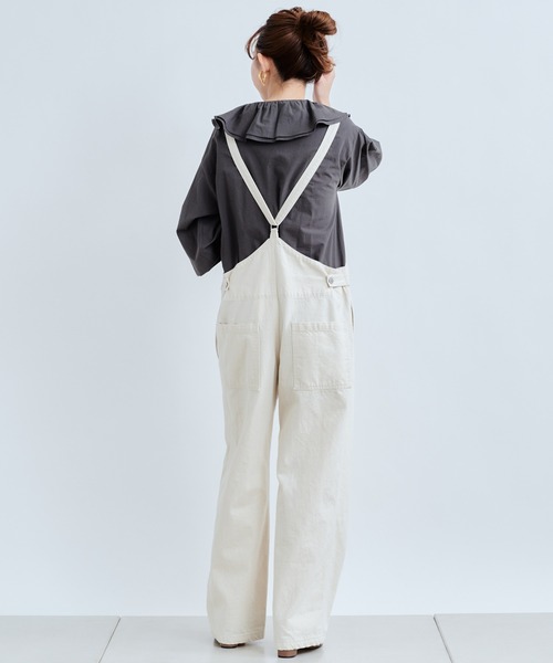 DouDou(ドゥドゥ)の「フリルブラウス(シャツ/ブラウス・レディース・チャコールグレー/ベージュ/オフホワイト・FREE)」の19枚目の写真
