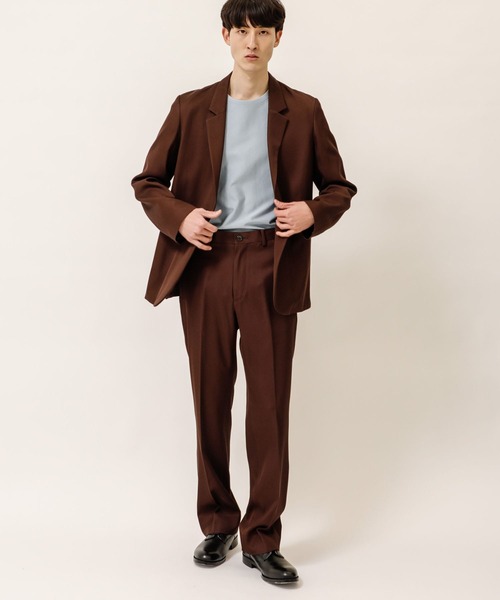 soe(ソーイ)の「【soe】SADDLEMANS PANTS(スラックス・メンズ・ベージュ/ブラウン・1/0)」の9枚目の写真