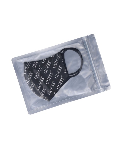 Guess(ゲス)の「GUESS/ゲス ロゴパターンマスク(マスク・メンズ・ホワイト/ブラック・FREE)」の2枚目の写真