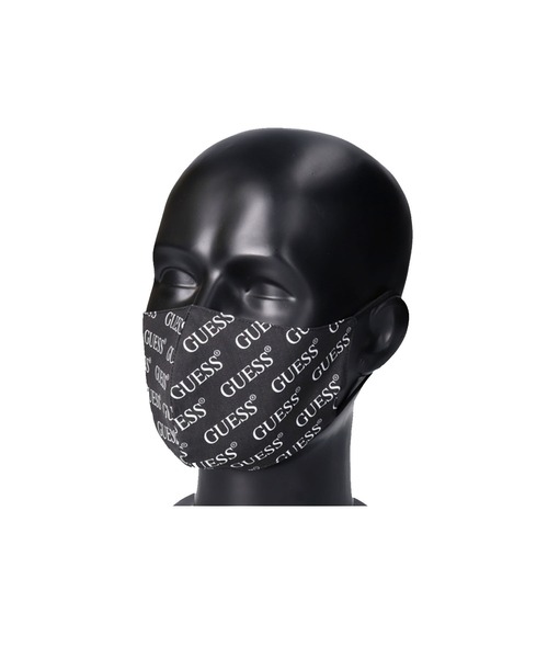 Guess(ゲス)の「GUESS/ゲス ロゴパターンマスク(マスク・メンズ・ホワイト/ブラック・FREE)」の3枚目の写真