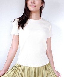 【FRUIT OF THE LOOM】リブインナーTシャツ/レディース