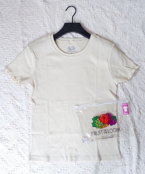 FRUIT OF THE LOOM(フルーツオブザルーム)の「【FRUIT OF THE LOOM】リブインナーTシャツ/レディース(Tシャツ/カットソー・レディース・B/C/A・L/S/M)」の3枚目の写真