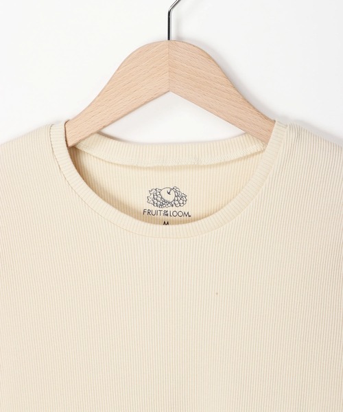 FRUIT OF THE LOOM(フルーツオブザルーム)の「【FRUIT OF THE LOOM】リブインナーTシャツ/レディース(Tシャツ/カットソー・レディース・B/C/A・L/S/M)」の5枚目の写真