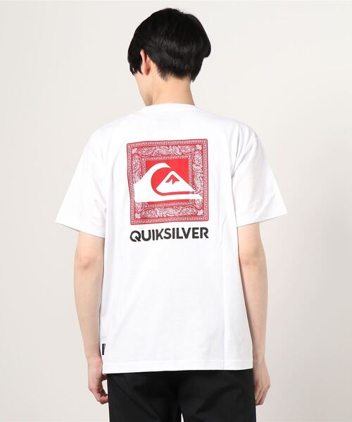 Quiksilver(クイックシルバー)の「【ムラサキスポーツ別注】QUIKSILVER/クイックシルバー バックプリントTシャツ QST211612M(Tシャツ/カットソー・メンズ・ホワイト/ブラック/ホワイト系その他/ブラック系その他・M/L/XL)」の3枚目の写真