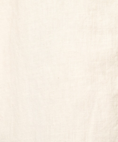 BAYFLOW（ベイフロー）の「リネンカラ―シャツ（テンセル(TM)繊維使用）（シャツ/ブラウス・レディース・ホワイト/ベージュ/オレンジ/カーキ/ライトグリーン/ラベンダー・SMALL/MEDIUM）」の16枚目の写真