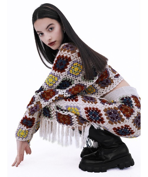 SCULPTOR（スカルプター）の「HANDMADE CROCHET BOLERO TOP