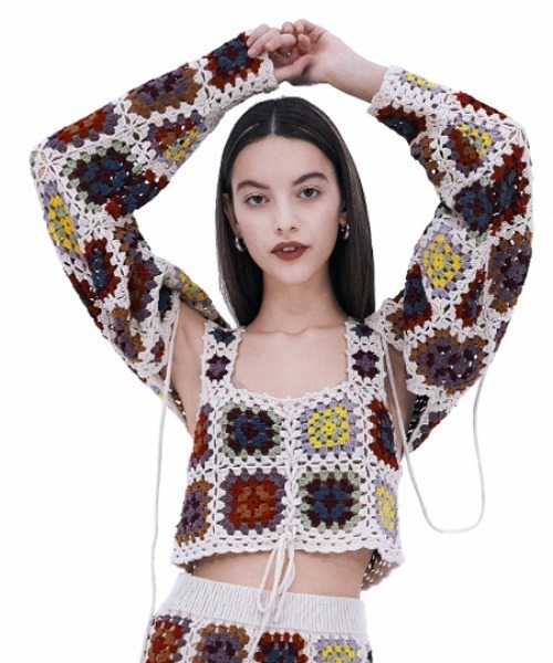 SCULPTOR（スカルプター）の「HANDMADE CROCHET BOLERO TOP