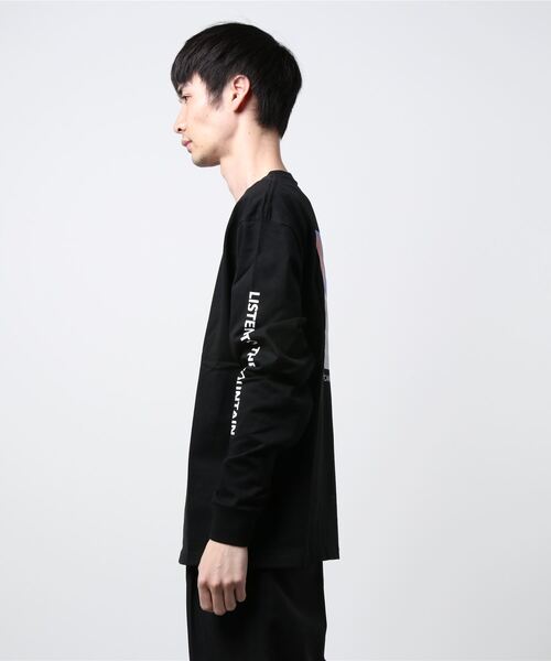 CAMP7（キャンプセブン）の「CAMP7 LONG SLEEVE（Tシャツ/カットソー・メンズ・ホワイト/ブラック・MEDIUM/LARGE/X-LARGE）」の3枚目の写真