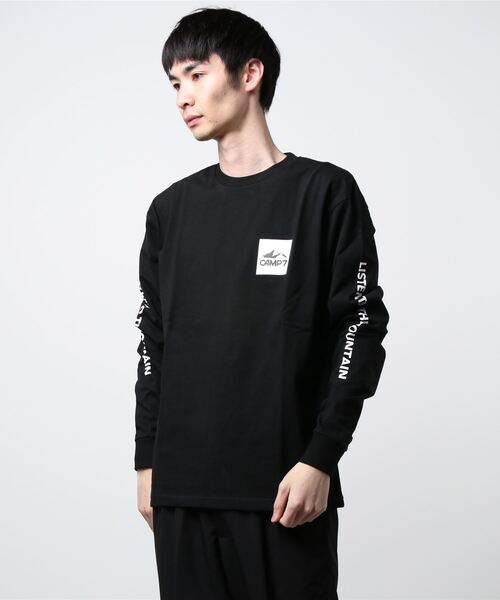 CAMP7（キャンプセブン）の「CAMP7 LONG SLEEVE（Tシャツ/カットソー・メンズ・ホワイト/ブラック・MEDIUM/LARGE/X-LARGE）」の5枚目の写真